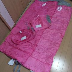 子供用　コールマン　寝袋２個セット　ほぼ未使用　半額以下
