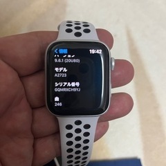 期間限定値下げ交渉可能 アップルウォッチSE2 44mmシルバー アップルケア付の画像