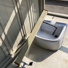 ほぼ未使用立水栓＆パンセット