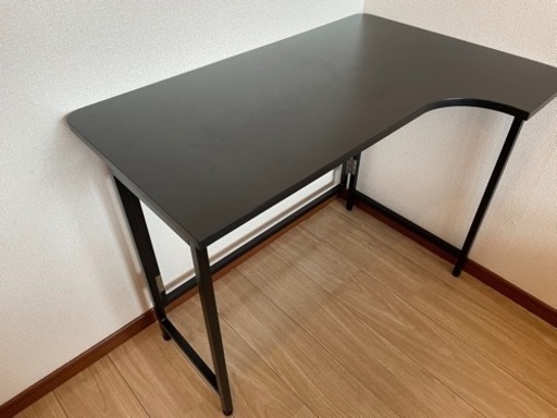 【美品】折りたたみ式　コーナーデスク