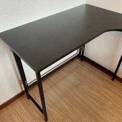【美品】折りたたみ式　コーナーデスクの画像