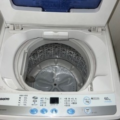 引取り先確定済み(洗濯機/SANYO/ASW-60D/6.0kg)の画像