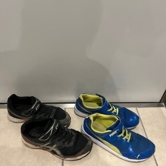 運動靴  PUMA24cm アシックス22.5cm差し上げますの画像