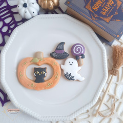 【調布駅・国領駅】ハロウィンのアイシングクッキーワークショップの画像
