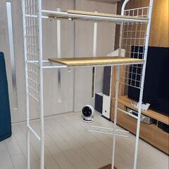 ドラム式洗濯機対応 洗濯機上ラックの画像