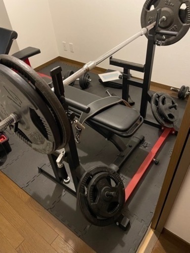 足立区！26日まで！購入価格約8万円！ベンチプレスセット！ 110kg