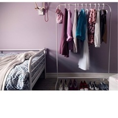 IKEA(イケア) MULIG 80179433 洋服ラック, コート ホワイトの画像