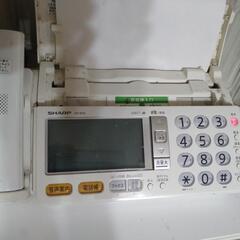 【取引中】FAXつき電話