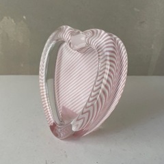 Vintage heart photo flame