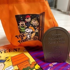 ハロウィングッズまとめ　スヌーピー  つけまつげ　ランチョンマットの画像