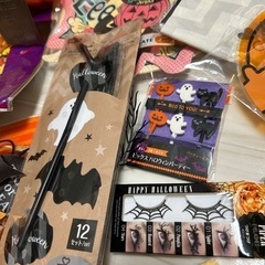 ハロウィングッズまとめ　スヌーピー  つけまつげ　ランチョンマットの画像