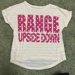 イエロー ロゴTシャツ 半袖