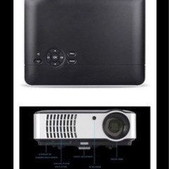 不用品の為 値下げ交渉無し。定価有り中古LEDプロジェクター の画像