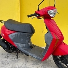 高年式⭐️セル1発始動❗️レッツ5 SUZUKI⭐️安心のFiモデル原付　スクーター　50ccの画像