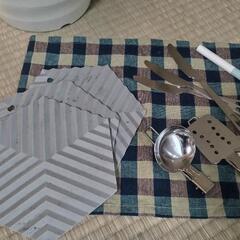 【アウトドア・キャンプ】折り畳みバケツ&おまけ品の画像