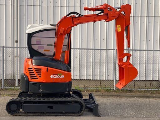 【U-0056】日立　EX20UR-3　2トンクラス　倍速　小旋回　左レバー　シート新品　全塗装済 ミニ油圧ショベル ユンボ バックホー 茨城県