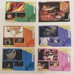 鬼滅の刃　ウエハース　カード6枚セット　(シークレット2枚入り)の画像