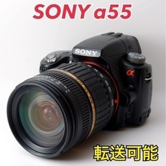 ★SONY α55★S数少●スマホ転送●高倍率レンズ●すぐ使える  1ヶ月動作補償あり！ 安心のゆうパック代引き発送！ 送料、代引き手数料無料！