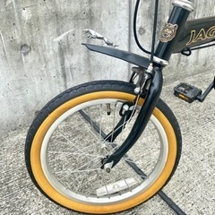 jaguarの折りたたみ自転車（黒） 〇〇 Jaguar ジャガー 自転車 折りたたみ自転車 16インチ×1.75