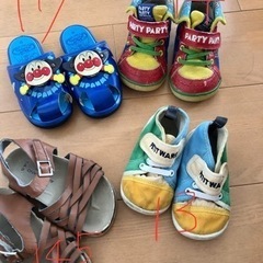 ミキハウス　ベビーシューズ　3足セット