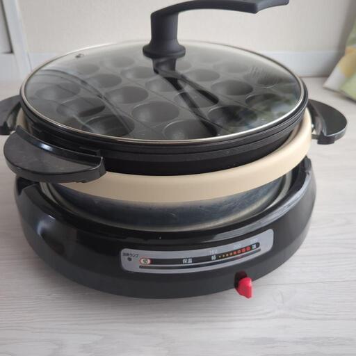 たこ焼き器つきのグリル鍋