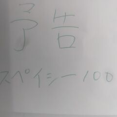 説明必読！！入荷予定　スペイシー１００　シルバー　整備済み　良品