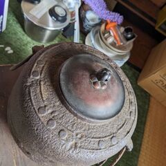 鉄の茶釜🥳🥳🥳　骨董品100年以上前の物です。の画像