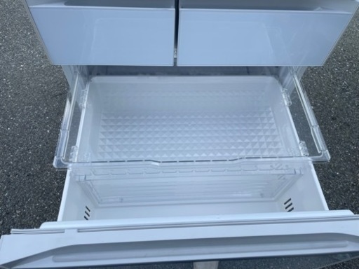 ■中古品 日立ノンフロン冷凍冷蔵庫 R-KW57K（XW型） 567L 2019年 685ｘ738ｘ1833ｍｍ 動作問題なし■
