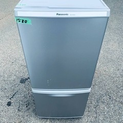 1580番 パナソニック✨冷凍冷蔵庫✨NR-B146W-S‼️