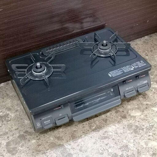 リンナイ ガステーブル 都市ガス用 KGDM67BKR 2020年製 ガスコンロ 調理 札幌 東区