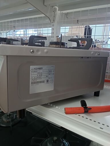 ★ジモティ割あり★ リンナイ LPガス用　ガステーブル KG34NBER 21年製 動作確認／クリーニング済み TK321