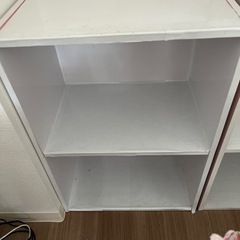 カラーボックス2つ