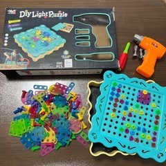Diy Liggt Puzzle 知育　パズル