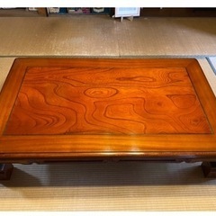 3⃣【お引き渡し限定】　座敷机　大　工芸　美品　