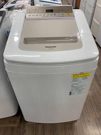 【保証付き】Panasonicの縦型洗濯乾燥機が入荷しました。