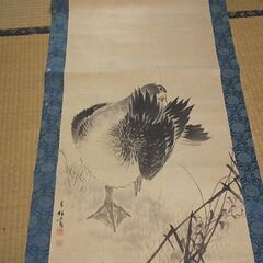掛け軸 鳥