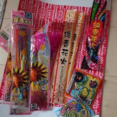 線香花火  ロケット花火