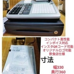 カシオレジスター TK-400中古 PC連携売上管理飲食向 21034