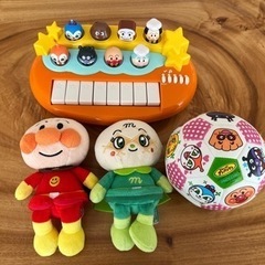 アンパンマンピアノ・ぬいぐるみ・ボールセット