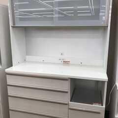 ★ジモティ割あり★ 高橋木工 食器棚 白 H200×W121×D52 クリーニング済み KJ3052