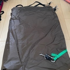 全てsnow peak 純正、アメニティドームS（本体、テントシート、マット、オプションのポール付）の画像