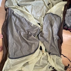 全てsnow peak 純正、アメニティドームS（本体、テントシート、マット、オプションのポール付）の画像