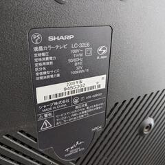 SHARP 液晶テレビ LC-32E6 32v 2009年製 リモコンなし　動作確認済みの画像