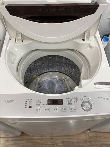 【保証付き】SHARP(シャープ)の全自動洗濯機が入荷しました！