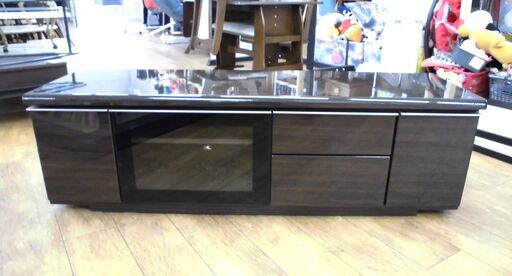 テレビ台 幅150cm ブラウン 木目 収納 TV台 テレビボード テレビラック ローボード ニトリ ポスティア NITORI 札幌市