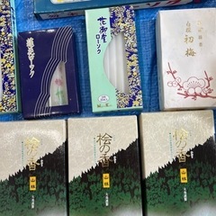 線香、ロウソクセットの画像