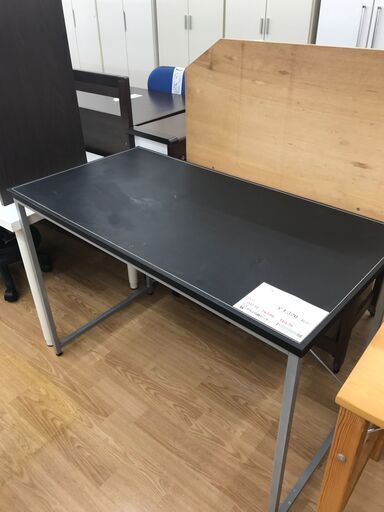 ★ジモティ割あり★  テーブル 黒 H71×W106×D56 クリーニング済み KJ3060