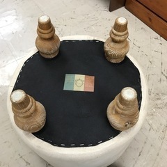 ☆値下げ☆K2309-758 マカロン スツール シミ有 現状渡しの画像