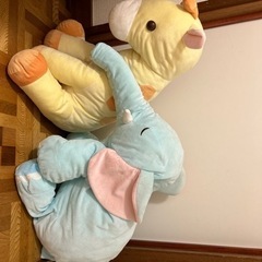 キリン&ゾウぬいぐるみ0円