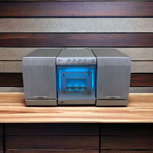 23C150_ジ4 Victor ビクター MD/CD/カセットコンポ UX-A70MD リモコン欠品 中古【札幌発】
